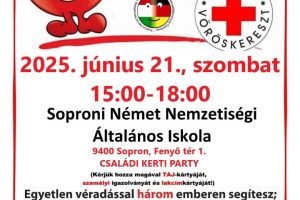 Kerti party 2025 – véradás